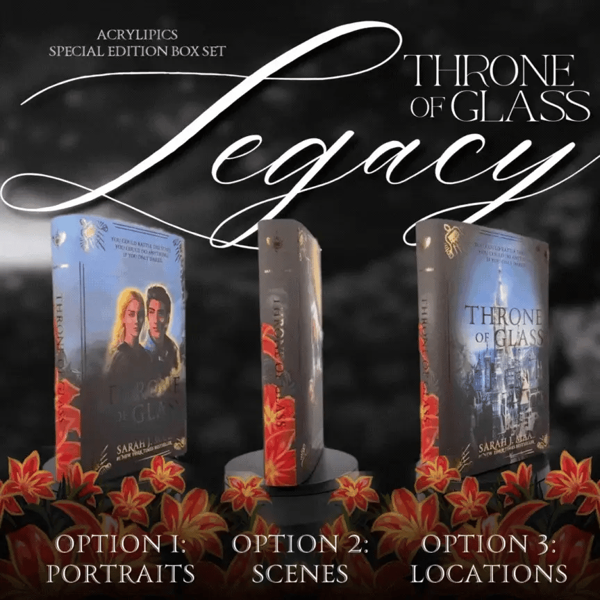 BUNDLE: TOG LEGACY (ALL INCLUSIVE PACKAGE) and TOG X TERRASEN by Sarah J. Maas - Throne of Glass Special Edition Box Set - SHIPS BY THE END OF AUGUST