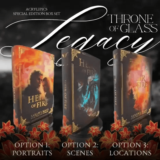 BUNDLE: TOG LEGACY (ALL INCLUSIVE PACKAGE) and ACOTAR RAINBOW EDITION (INCLUDES 46 OVERLAYS) by Sarah J. Maas - Throne of Glass Special Edition Box Set - SHIPS BY THE END OF AUGUST