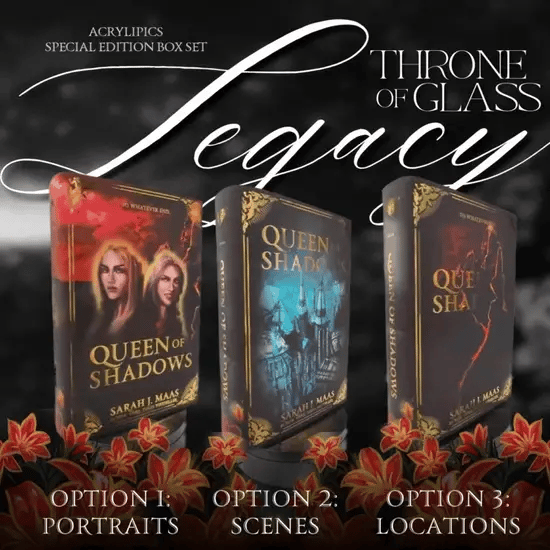 BUNDLE: TOG LEGACY (ALL INCLUSIVE PACKAGE) and ACOTAR RAINBOW EDITION (INCLUDES 46 OVERLAYS) by Sarah J. Maas - Throne of Glass Special Edition Box Set - SHIPS BY THE END OF AUGUST
