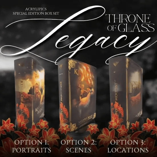BUNDLE: TOG LEGACY (ALL INCLUSIVE PACKAGE) and ACOTAR RAINBOW EDITION (INCLUDES 46 OVERLAYS) by Sarah J. Maas - Throne of Glass Special Edition Box Set - SHIPS BY THE END OF AUGUST