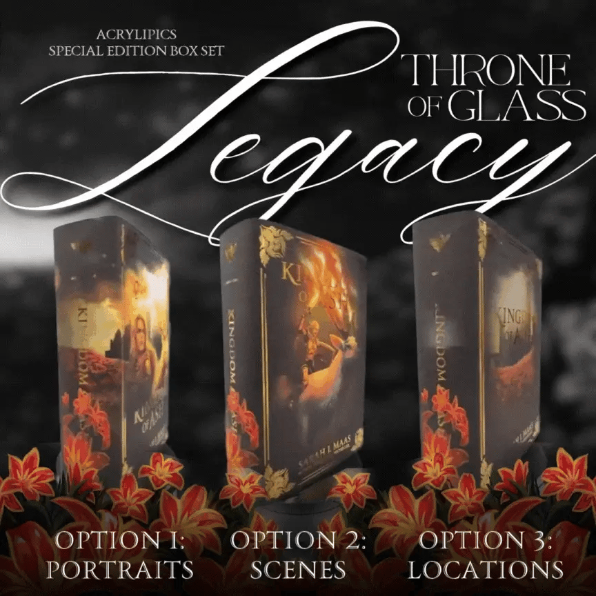 BUNDLE: TOG LEGACY (ALL INCLUSIVE PACKAGE) and TOG X TERRASEN by Sarah J. Maas - Throne of Glass Special Edition Box Set - SHIPS BY THE END OF AUGUST