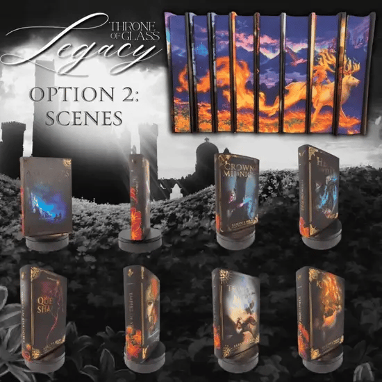 TOG LEGACY (OPTION 2: SCENES DUST JACKETS) by Sarah J. Maas - Throne of Glass Special Edition Box Set - ORDER TODAY AND IT WILL SHIP IN THE NEXT FEW HOURS - SHIPS BY THE END OF AUGUST