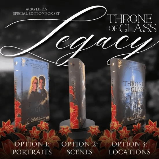 BUNDLE: TOG LEGACY (ALL INCLUSIVE PACKAGE) and ACOTAR RAINBOW EDITION (INCLUDES 46 OVERLAYS) by Sarah J. Maas - Throne of Glass Special Edition Box Set - SHIPS BY THE END OF AUGUST