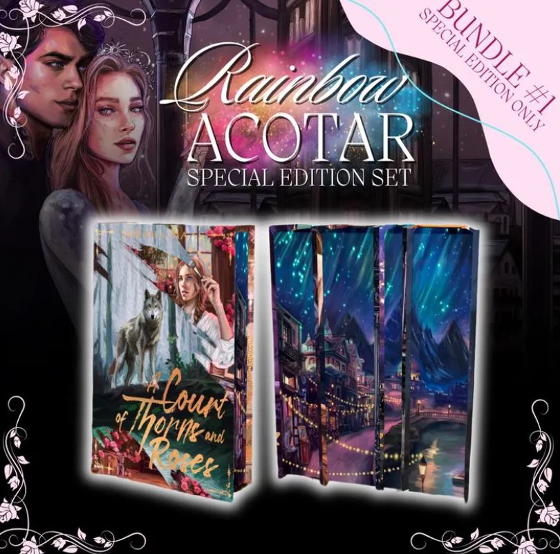 Rainbow ACOTAR Special Edition Book Box Set - Bundle #1 (No Overlays)