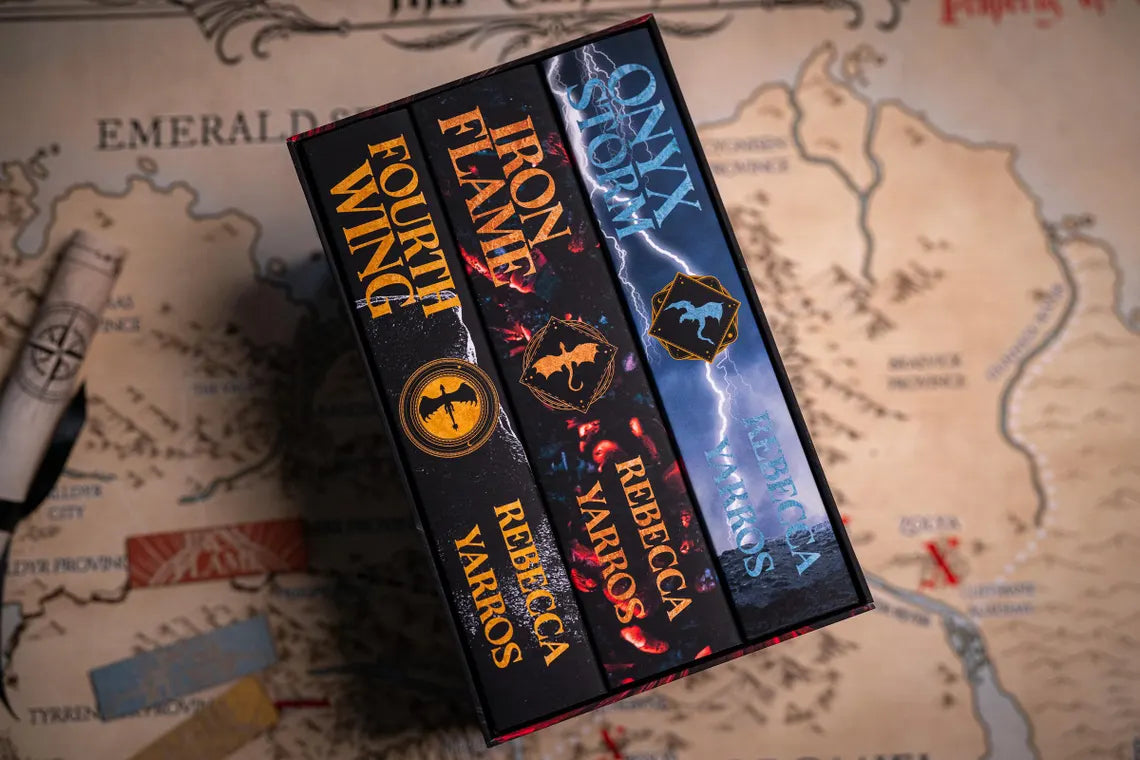The Empyrean: Fourth Wing, Iron Flame & Onyx Storm Special Edition Rebind Set