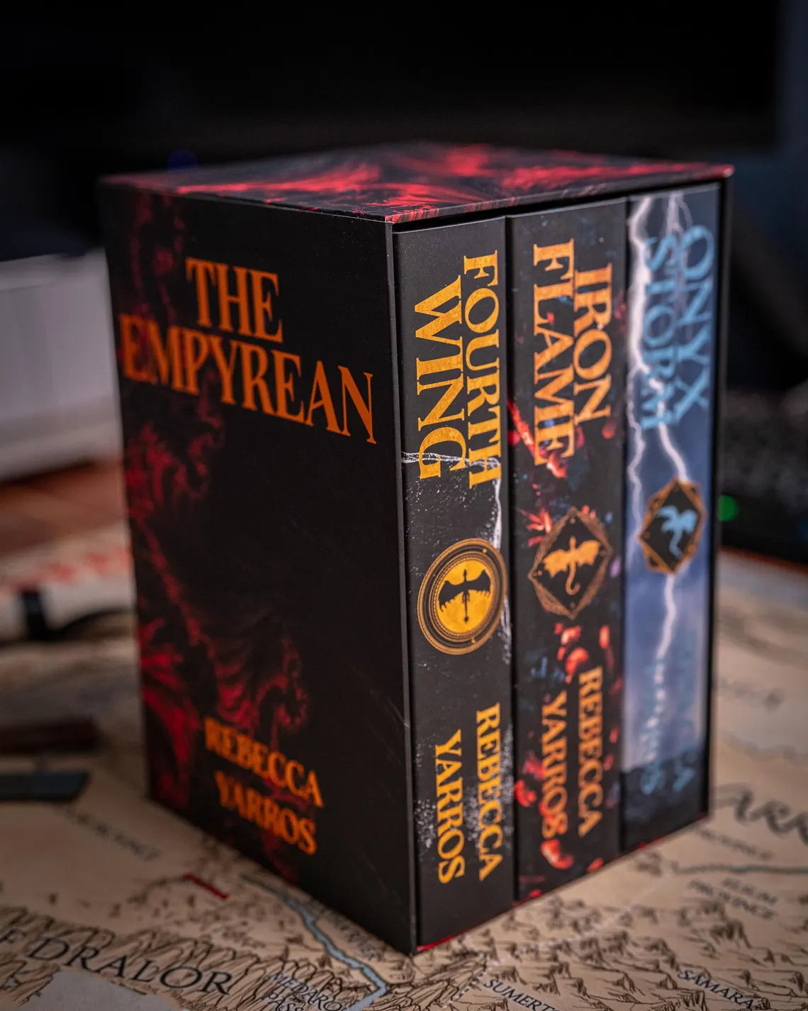 The Empyrean: Fourth Wing, Iron Flame & Onyx Storm Special Edition Rebind Set